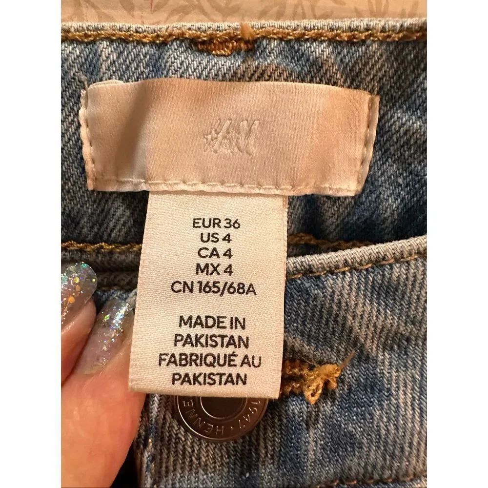 Like new H&M high rise jeans - Picture 4 of 8